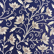 Rossi Navy Blue Flowers Wrapping Paper