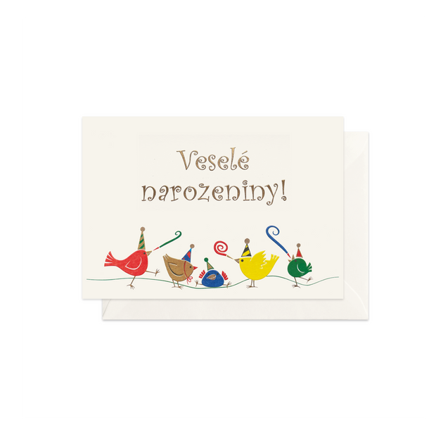 Bird Celebration VN Greeting Card