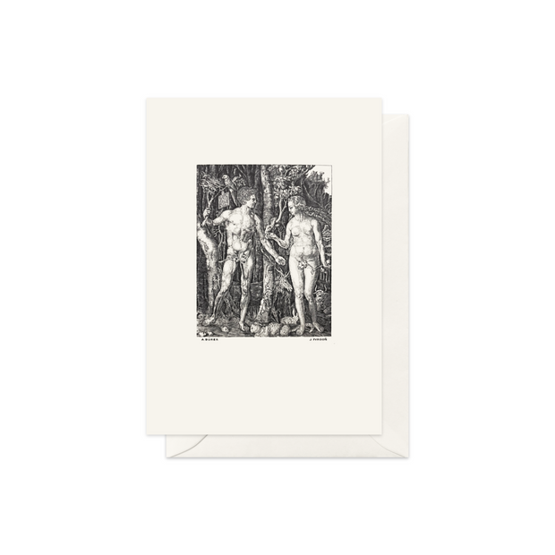 Adam and Eve Greeting Card