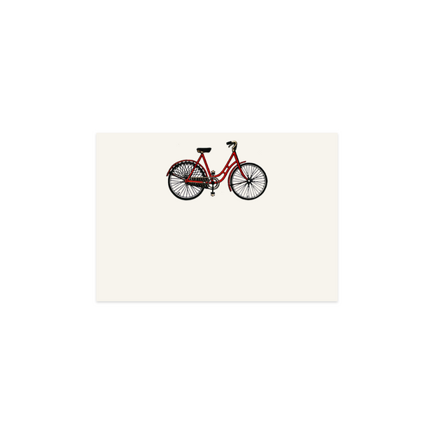 Red Bicycle, table card (10 pcs)