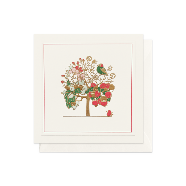 Four Seasons Apple Tree Greeting Card