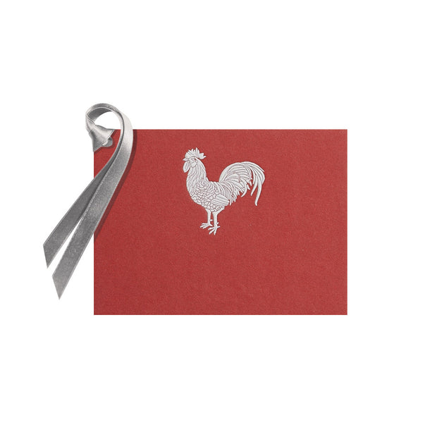 Rooster, gift tag (10 pcs)
