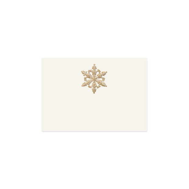 Gold Snowflake, table card (10 pcs)