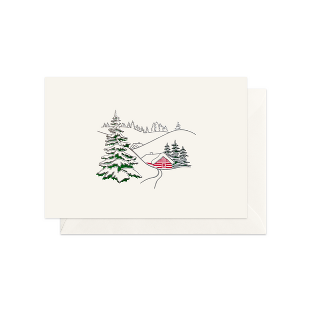Winter Scenery Greeting Card