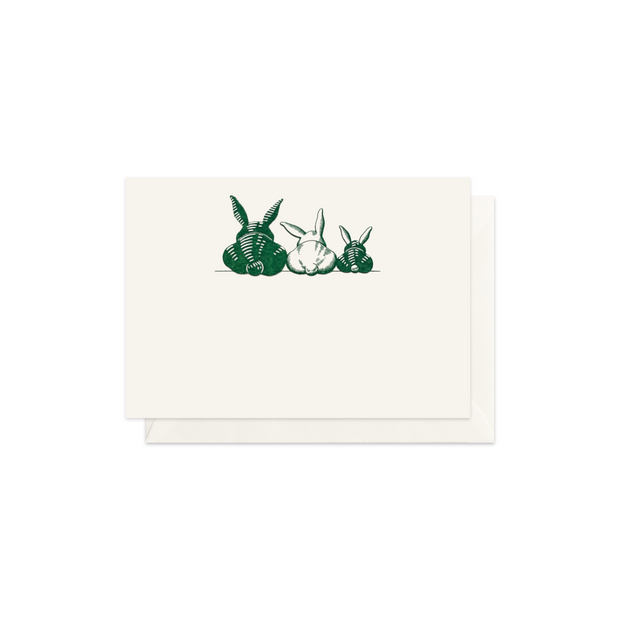Rabbits, enclosure card & envelope