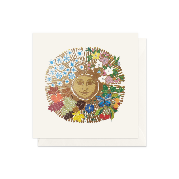 Four Seasons Sun Greeting Card