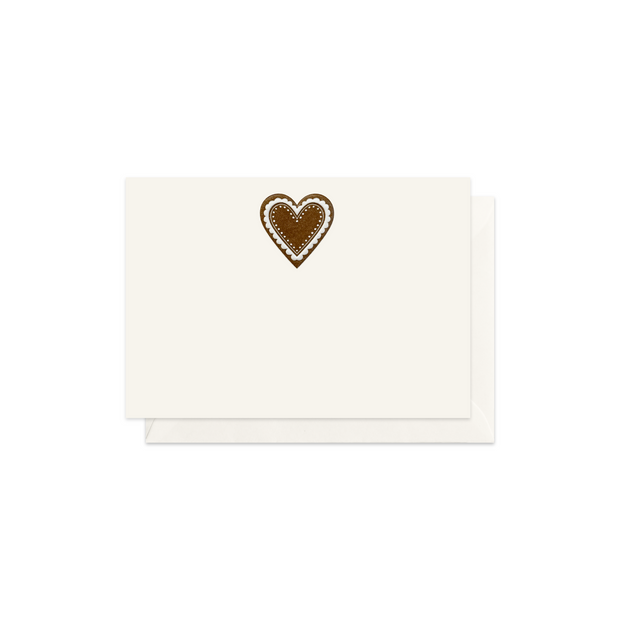 Gingerbread Heart, enclosure card & envelope