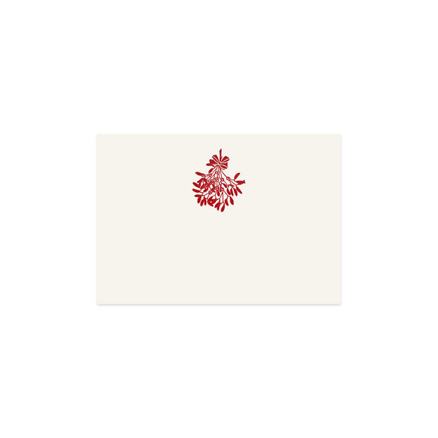 Red Mistletoe, table card