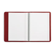 Bohemia Paper Leather Notebook Red