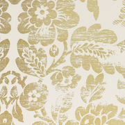 Rossi Gold Brocade Flowers Wrapping Paper