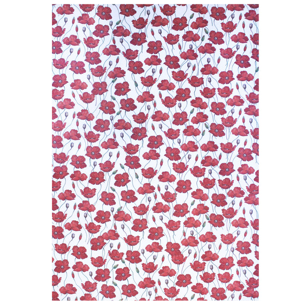 Rossi Poppies Wrapping Paper