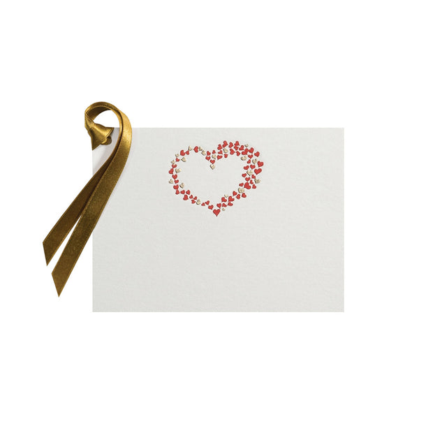 Hearts, gift tag (10 pcs)