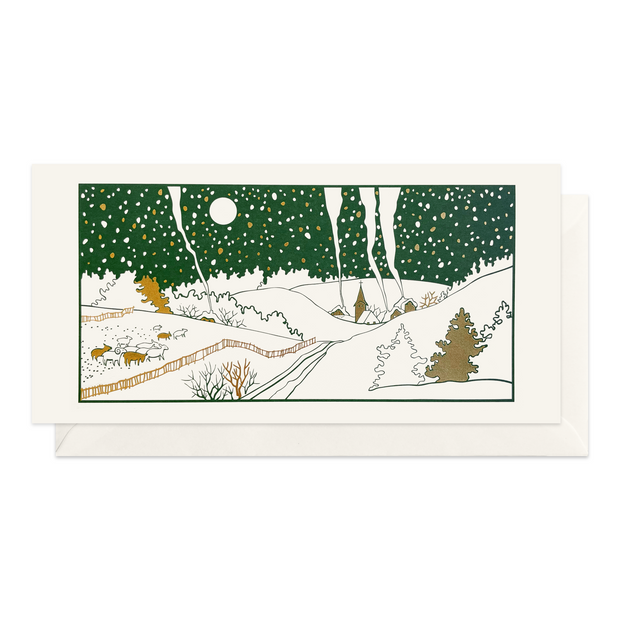 Winter Scenery Greeting Card