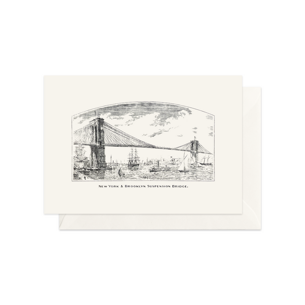 New York - Brooklyn Bridge Card