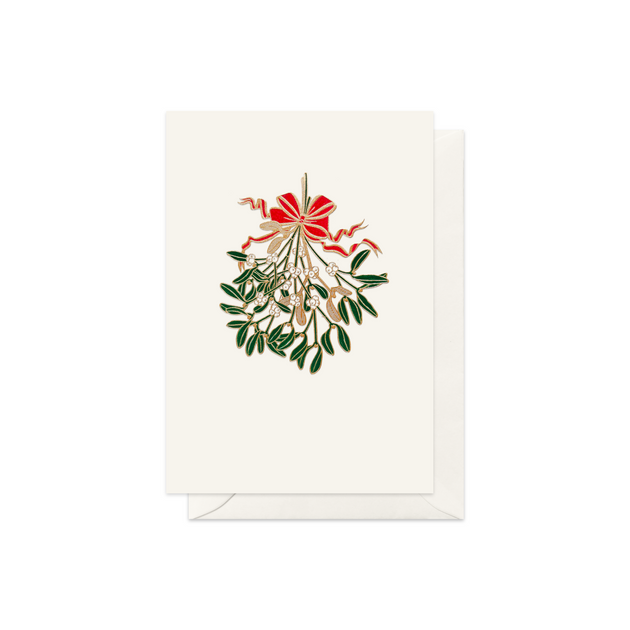 Paper Dards Mistletoe Greeting Card – BOHEMIA PAPER (International)