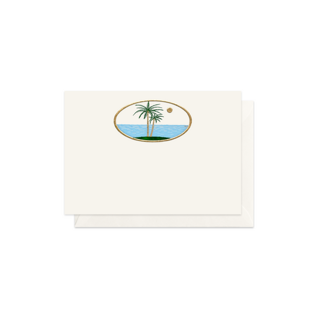 Palm Trees, enclosure card & envelope