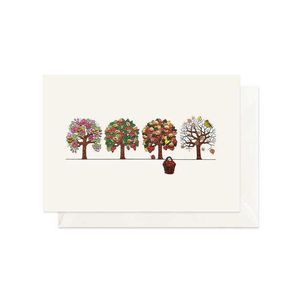 Four Seasons Greeting Card