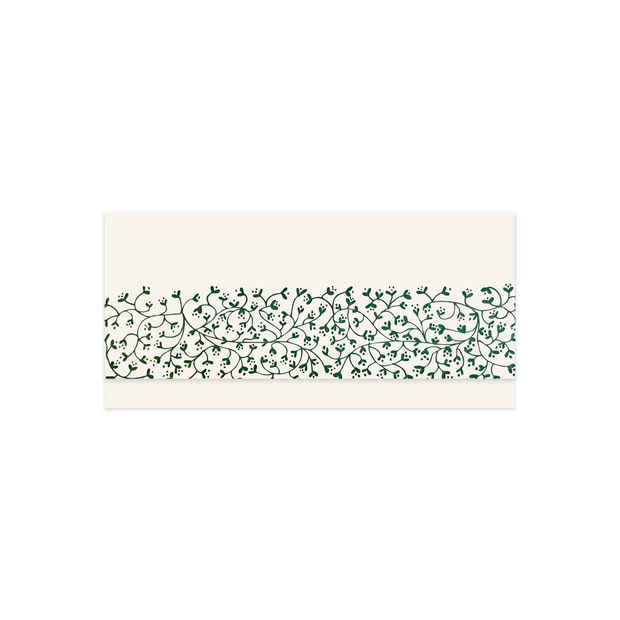 Green Mistletoe Envelope