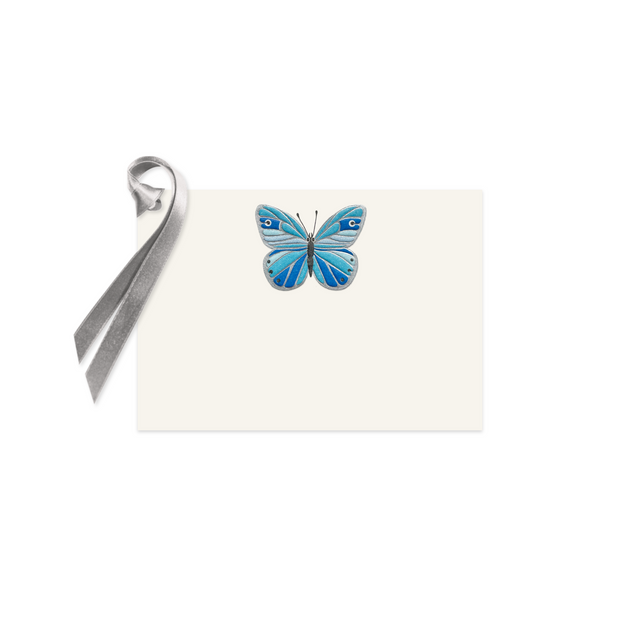 Blue Butterfly, gift tag (10 pcs)