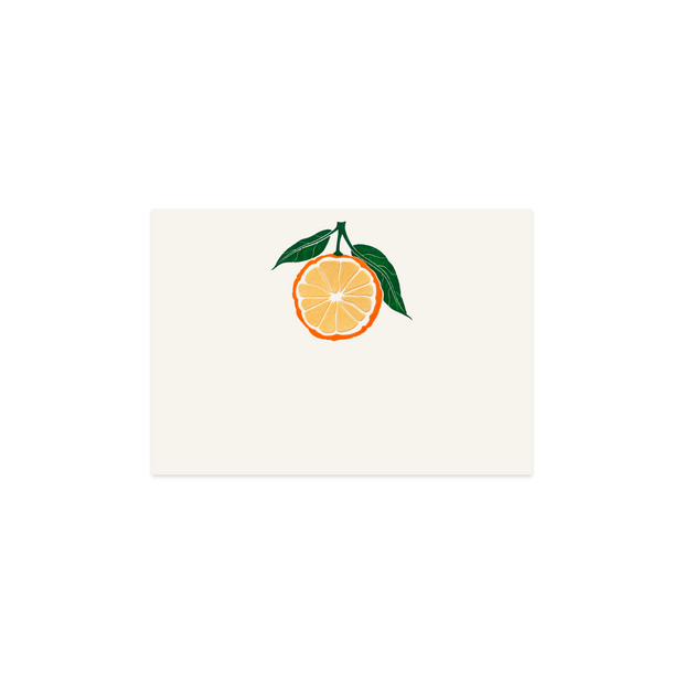 Orange, table card (10 pcs)