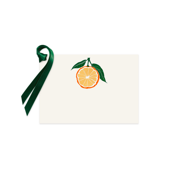 Orange, gift tag (10 pcs)