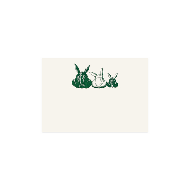 Rabbits, table card (10 pcs)