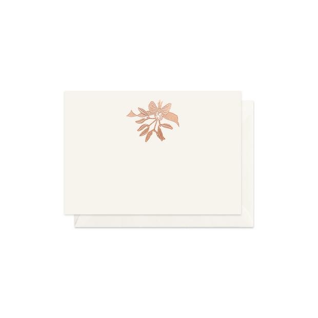 Bronze Mistletoe Bunch, enclosure card & envelope