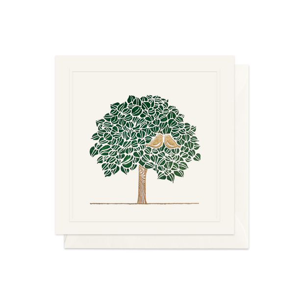 Birds on a Tree Greeting Card