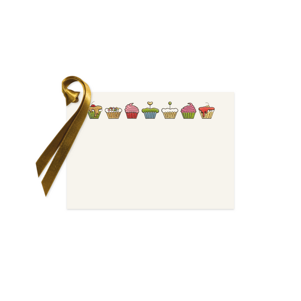 Cupcakes, gift tag (10 pcs)
