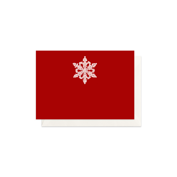 White Snowflake, enclosure card & envelope