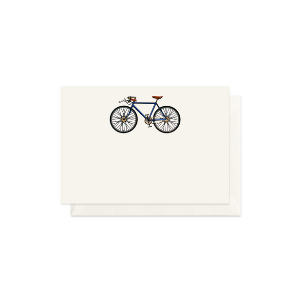 Blue Bicycle, enclosure card & envelope