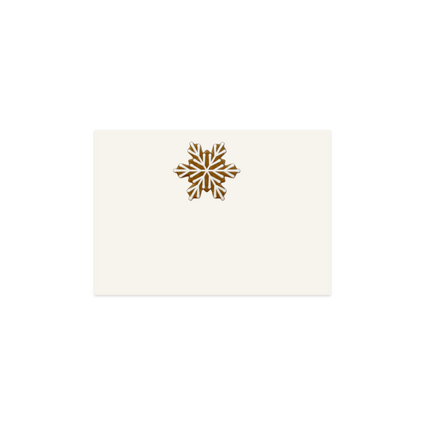 Gingerbread Snowflake, table card (10 pcs)