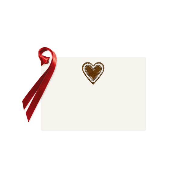 Gingerbread Heart, gift tag (10 pcs)