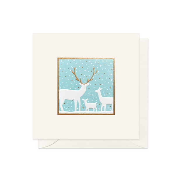 Deer Family Greeting Card
