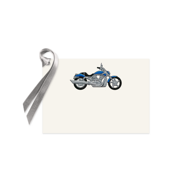 Motorcycle, gift tag (10 pcs)