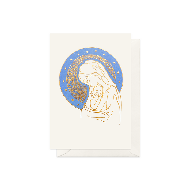 The Golden Madonna and Child Greeting Card