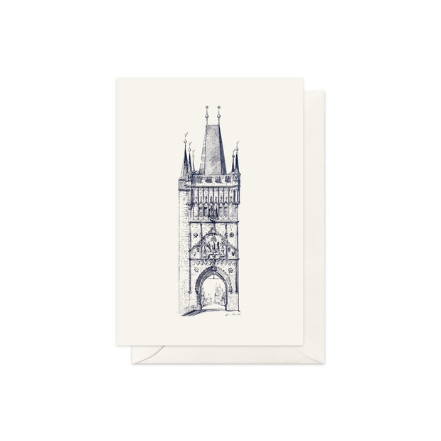Prague - Bridge Tower Card
