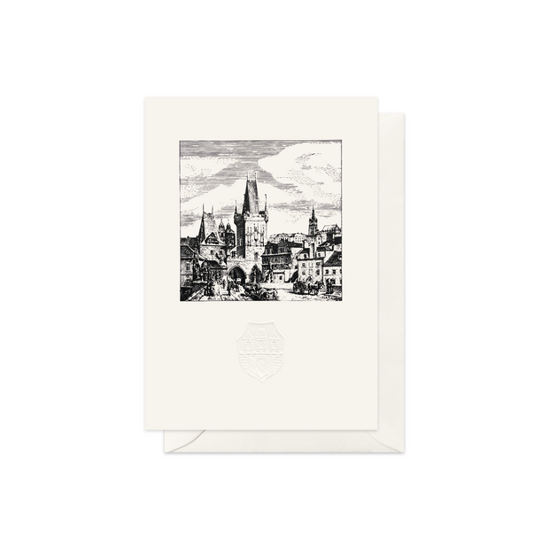 Prague - Bridge Towers Card