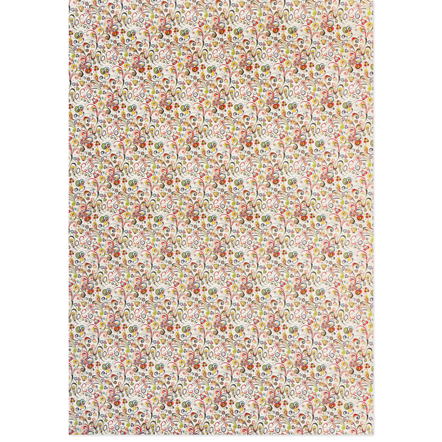Rossi Art Nouveau Flowers Wrapping Paper