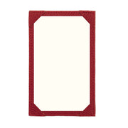 Bohemia Paper Leather Jotter Note Holder Red