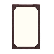 Bohemia Paper Leather Jotter Note Holder Brown